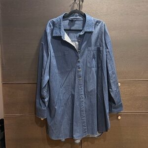Universal Standard Blue Denim Tunic